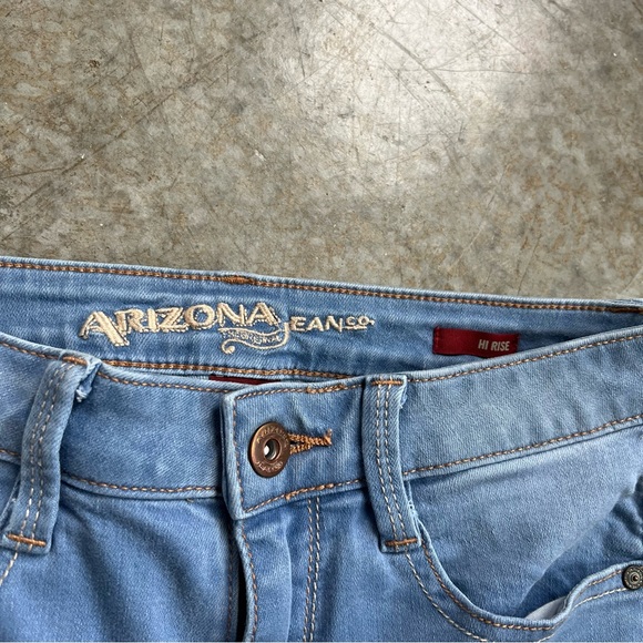 Y2K Vintage Arizona Jean Company High Rise Baby Blue Jeans - Picture 4 of 8